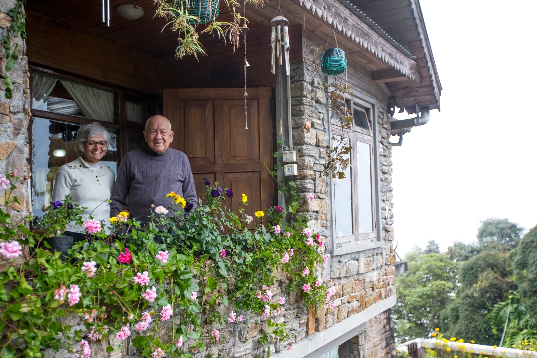 Austen and Shalla Plant owners of The English Cottage homestay Darjeeling